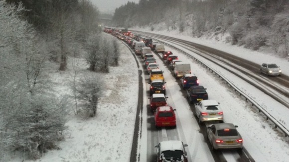 Snowy commute