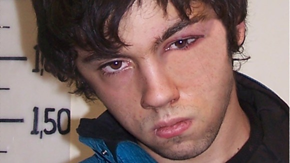 The mug shot released by police showing a bruise has been removed