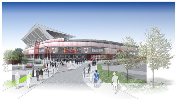 View of stand from outside