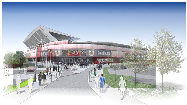 View of stand from outside