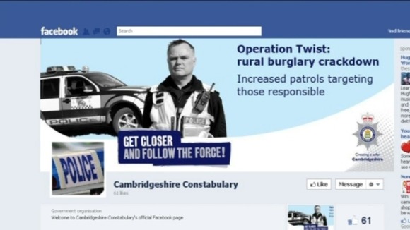 Cambridgeshire police facebook page