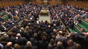 Packed House of Commons