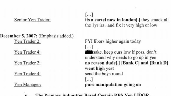 Extract from CFTC report