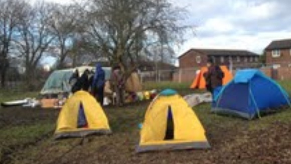 Protestors are refusing to leave Alexandra Park