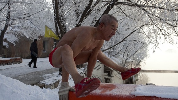 77-year-old retired teacher Gao Yinyu.