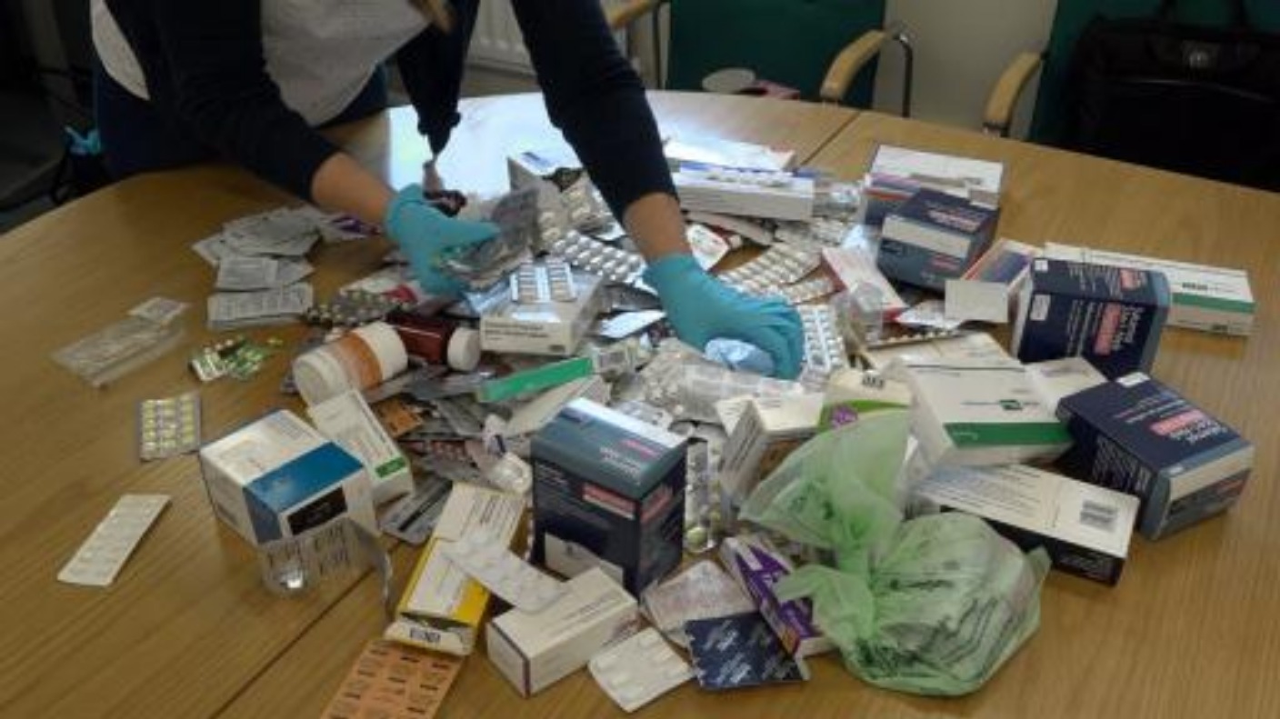 Over 33,000 prescription tablets recovered from drug disposal bins in