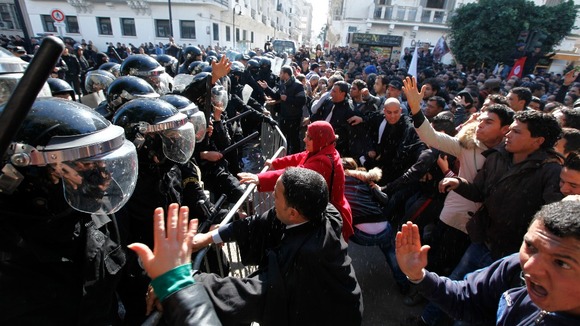 The murder of Chokri Belaid has sparked protests across the country