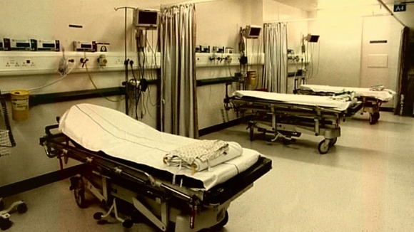 A hospital ward in Stafford Hospital