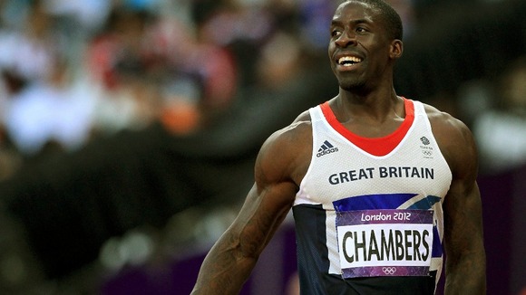 Dwain Chambers pictured during the 2012 Olympics