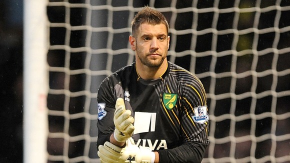 Norwich City goalkeeper Mark Bunn