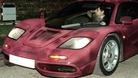 File photo: Rowan Atkinson driving his McLaren F1 supercar before the crash