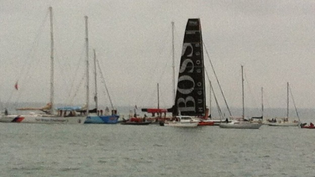 Alex Thomson's yacht