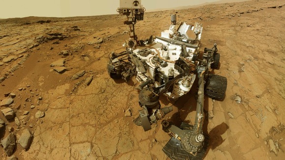 NASA's Mars rover Curiosity is pictured in this handout self-portrait