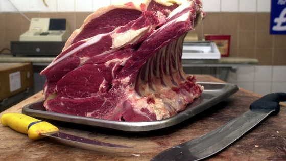 Rib of English beef 