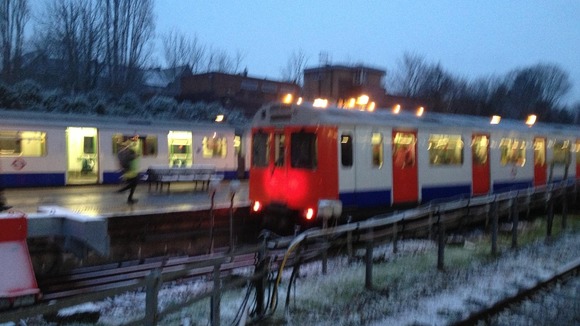 A dusting of snow this morning