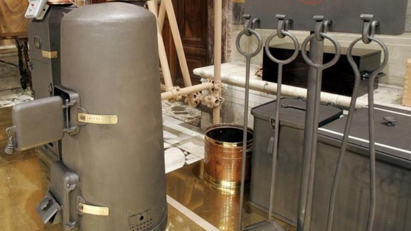 Stoves used for the conclave in the Vatican's Sistine Chapel