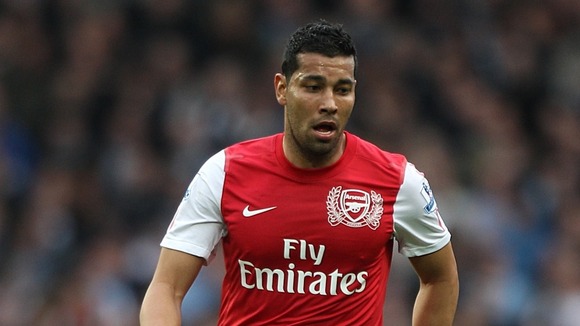 Andre Santos has played 36 games for Arsenal