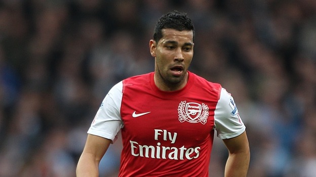 Andre Santos has played 36 games for Arsenal