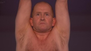Eddie 'The Eagle' Edwards was the top of the Splash! leader board throughout the competition