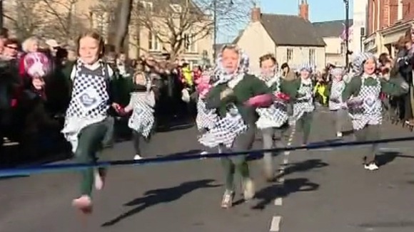 Olney pancake race