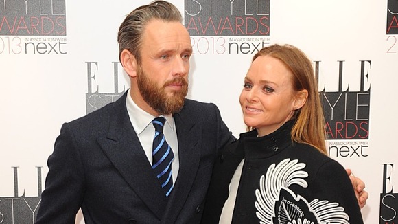 Alasdhair Willis and Stella McCartney, who won the best designer award