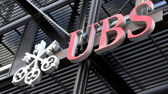A general view of the offices of investment bank UBS in London.