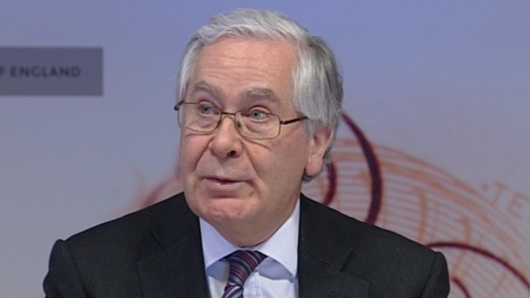 Bank of England Governor Sir Mervyn King