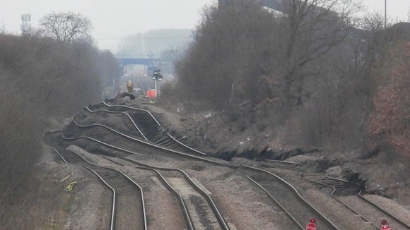 Landslide at Stainforth