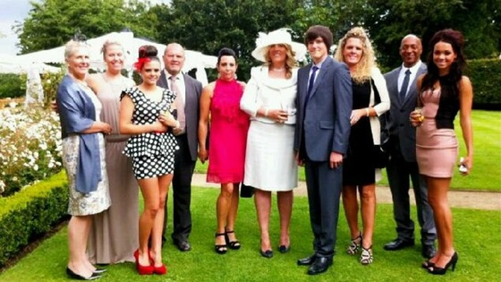 David Leman at a family wedding