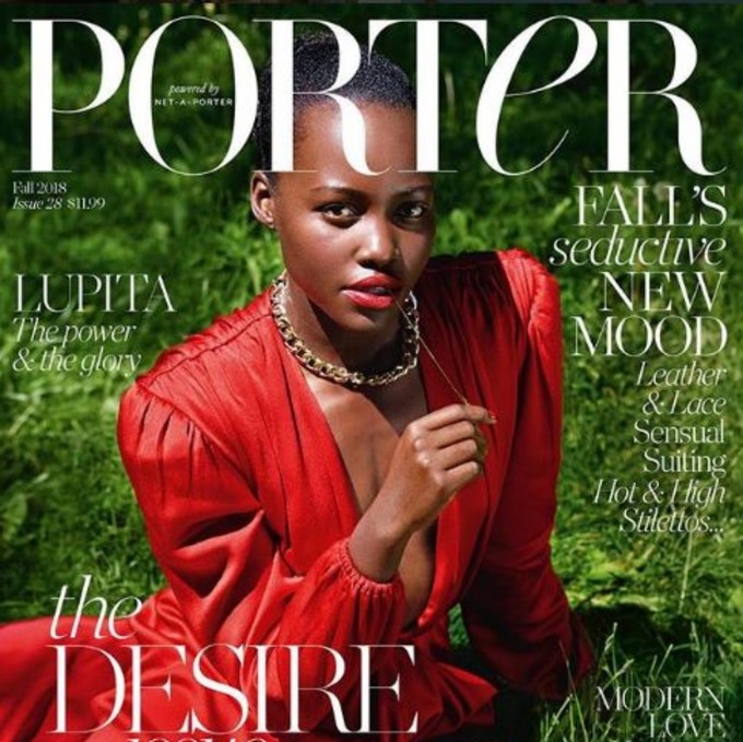Lupita Nyong'o is the star on Porter magazine's September issue.