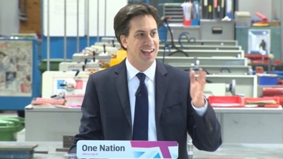 Ed Miliband thanks audience for Valentine's Day date Labour leader Ed Miliband