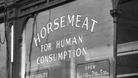 Horsemeat sold in Harrow Road, London, 1953