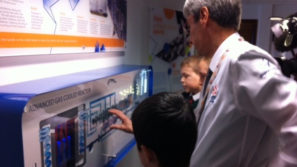 Children learn how reactor works