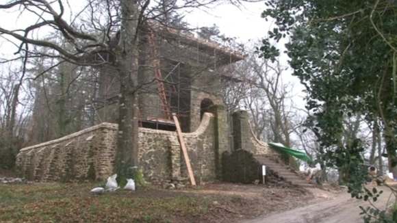 Mausoleum at Pentillie Castle