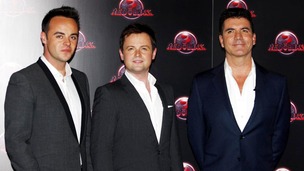 Ant and Dec on the red carpet with Simon Cowell.