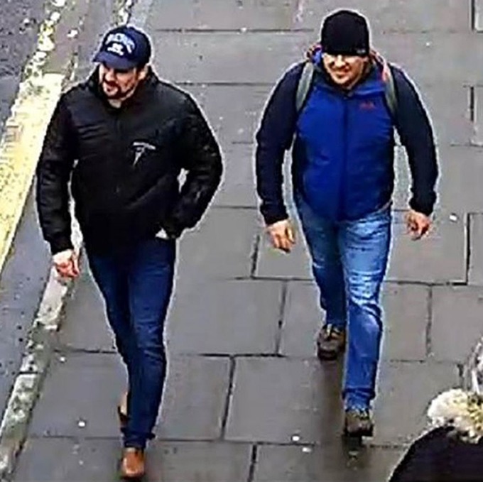 Much of the slush had melted when the pair revisited Salisbury on Sunday, March 4.
