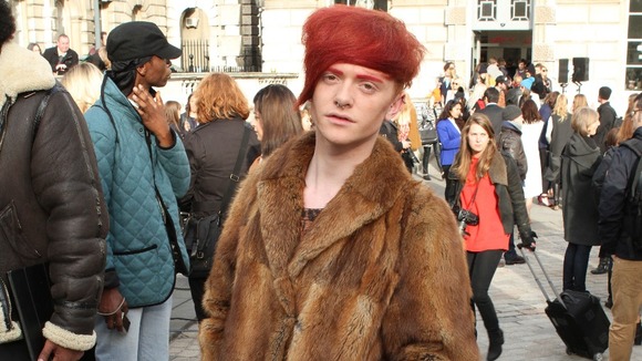 The London Fashion Show has attracted thousands of visitors.