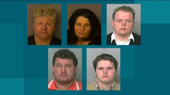 The Connors family were sentenced in December last year