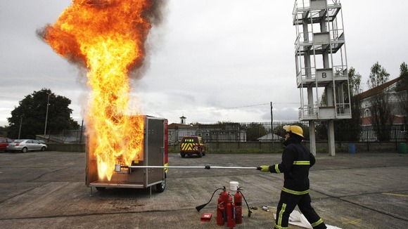 Chip pan fire