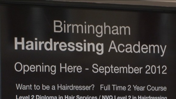 Hair Academy opening sign