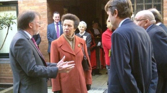 Princess Anne at Bristol's Addiction Recovery Agency centre