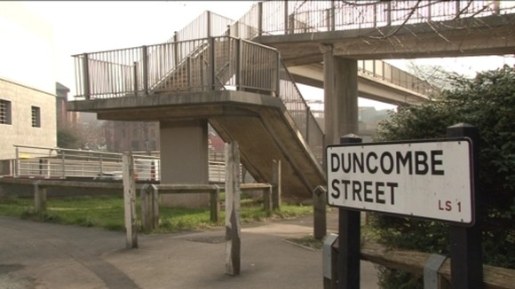 Duncombe Street, Leeds where a young woman was sexually assaulted