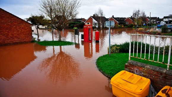flooded cul-de-sac