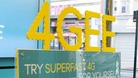 EE's promotional campaign for superfast 4G