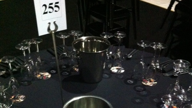 The tables are set for the Brit Awards after party