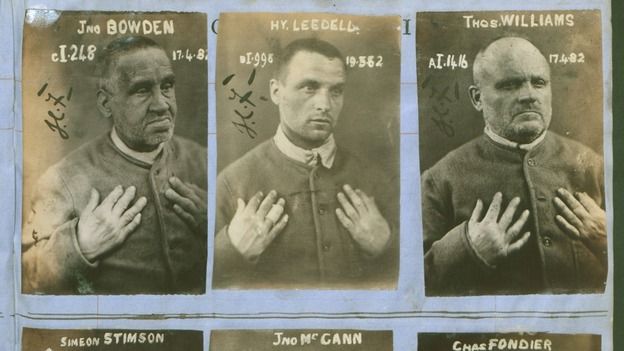 Some example mugshots from British history