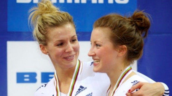 Becky James and Vicky Williamson