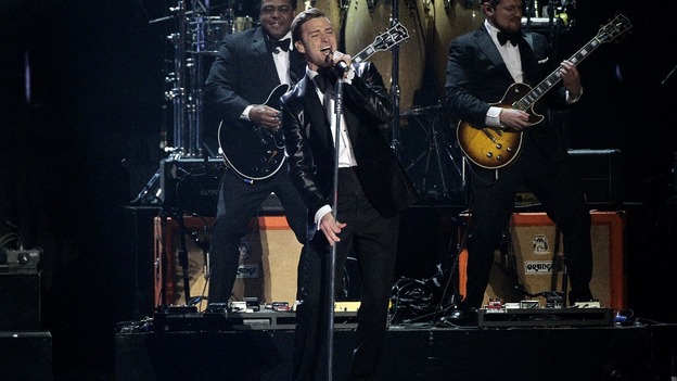 Justin Timberlake at the Brits