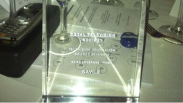 ITV won an RTS Award for coverage of the Jimmy Savile abuse scandal