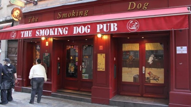 The Smoking Dog Pub in Lyon